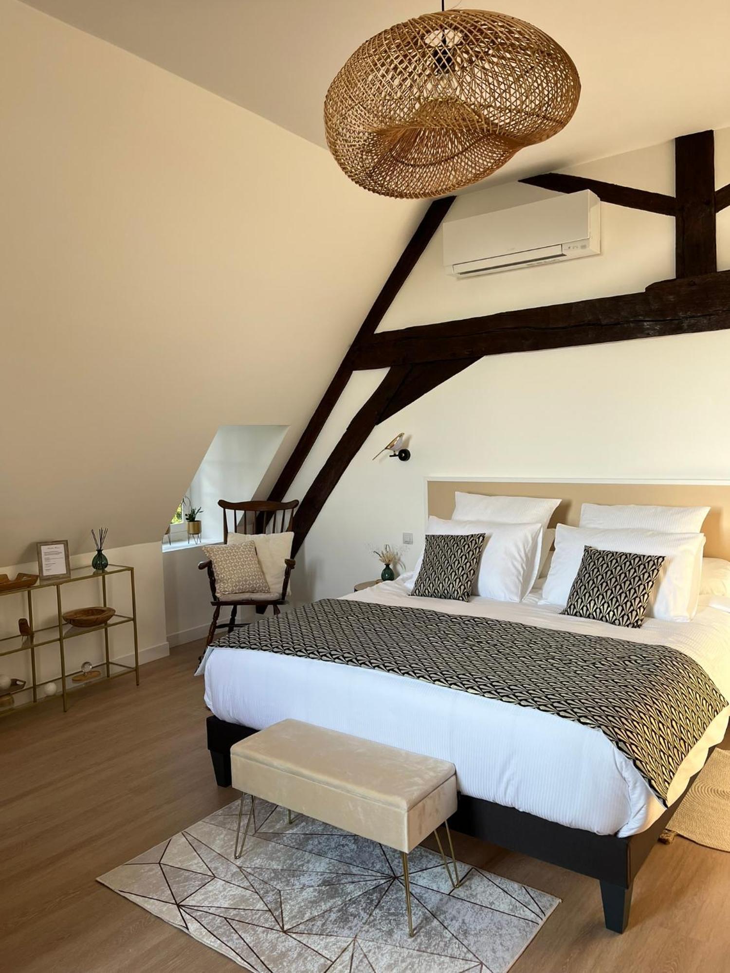 O2 Tours Bed & Breakfast Ourouer-les-Bourdelins ภายนอก รูปภาพ